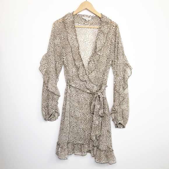 Anthropologie Ranna Gill ruffled leopard print dress - Picture 7 of 12